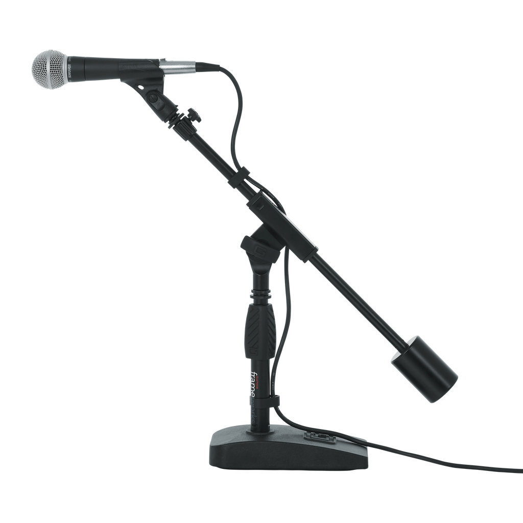 Telescoping Boom Mic Stand Desktop & Bass Drum