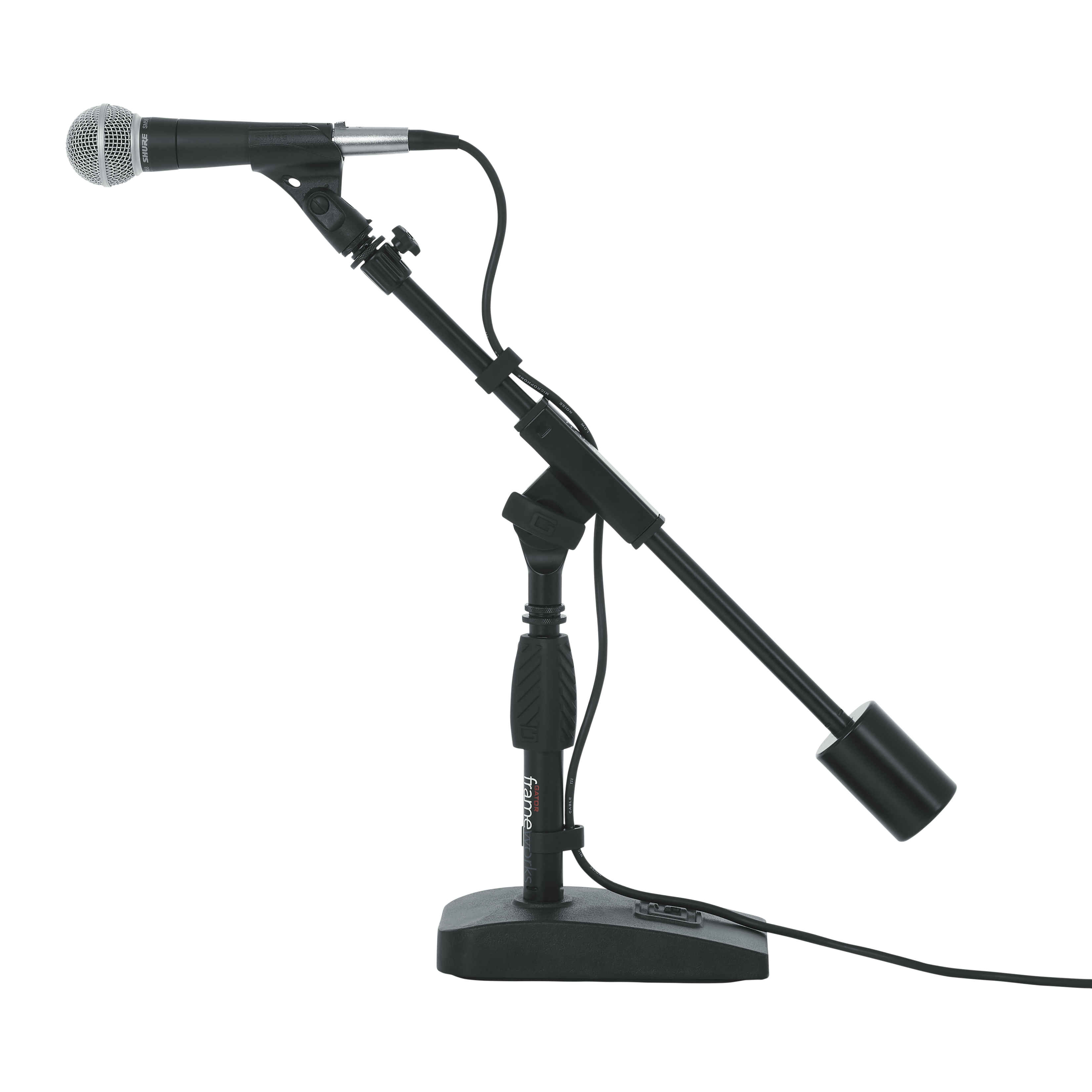 Telescoping Boom Mic Stand Desktop & Bass Drum