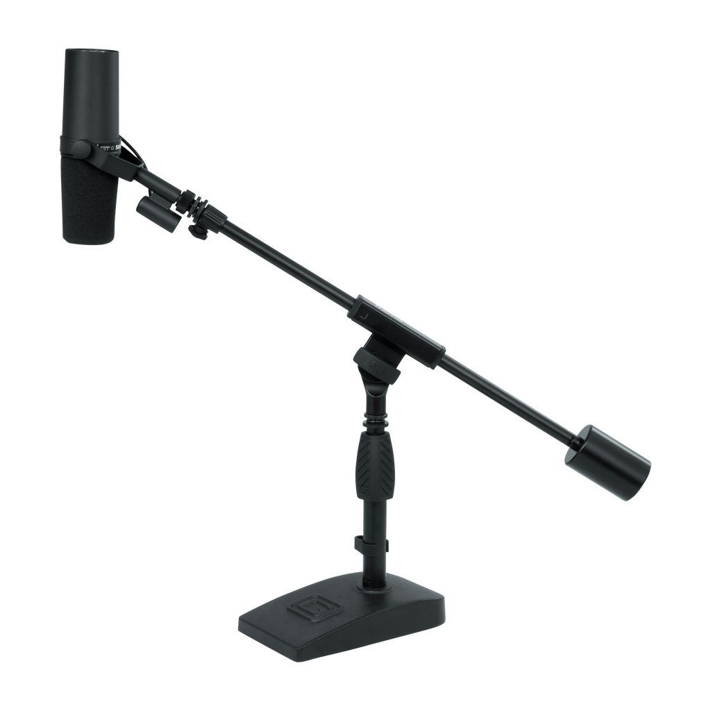 Telescoping Boom Mic Stand Desktop & Bass Drum