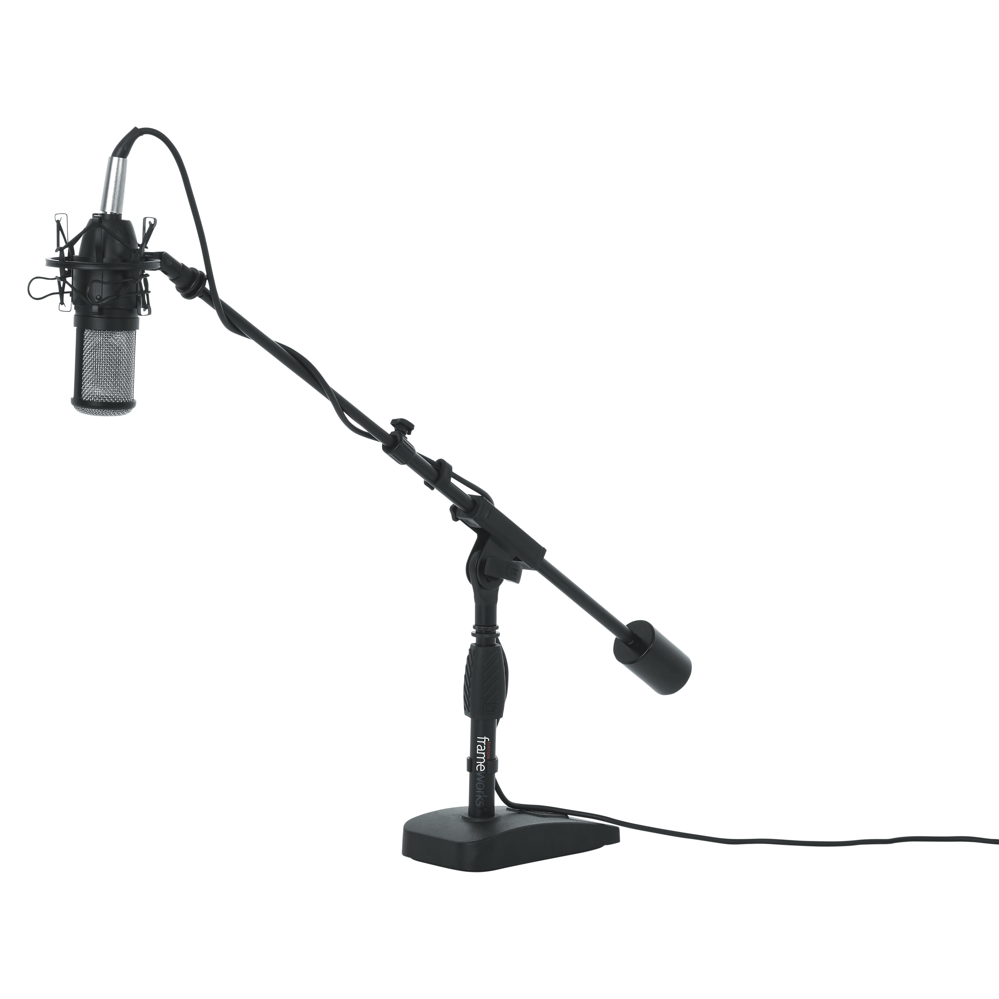 Telescoping Boom Mic Stand Desktop & Bass Drum