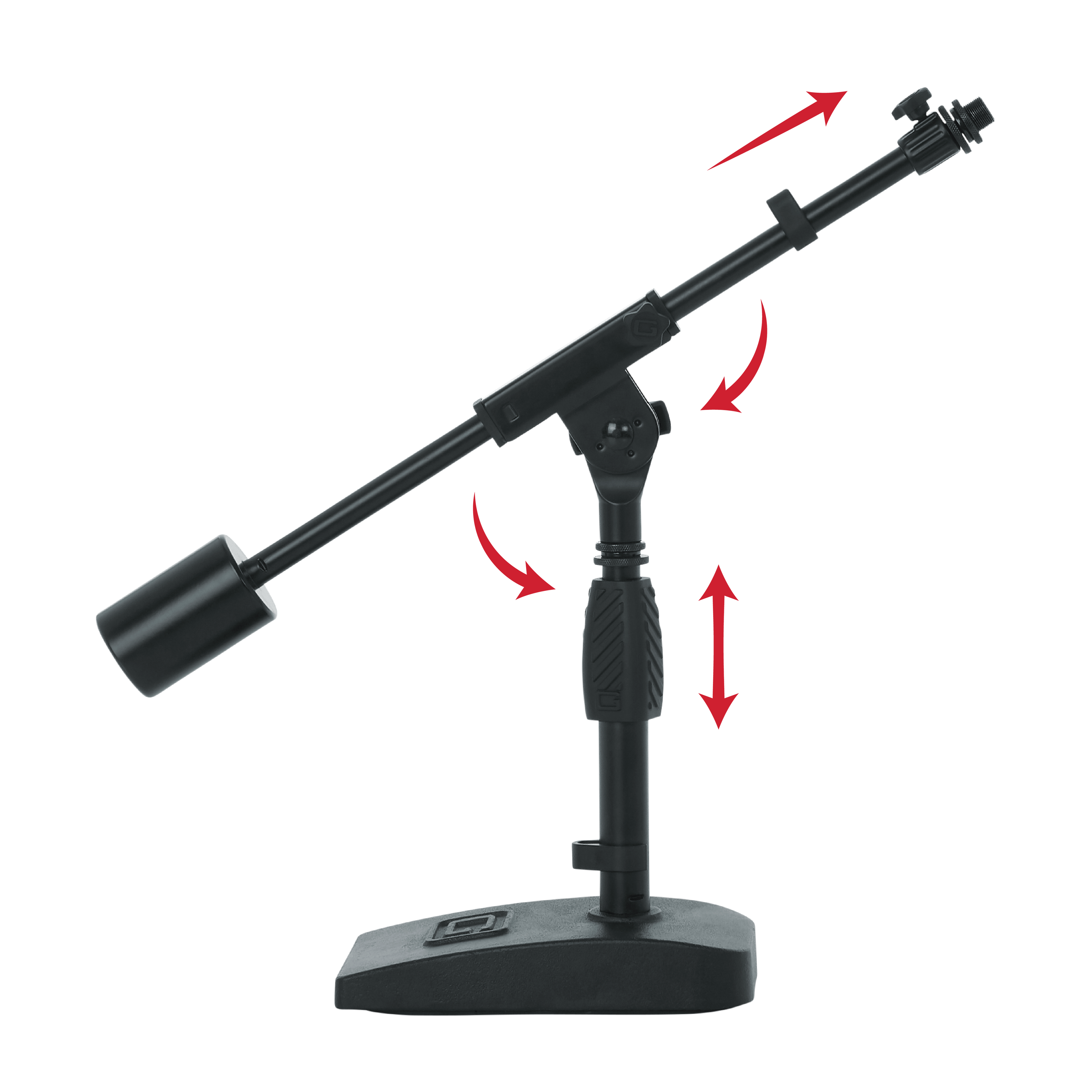 Telescoping Boom Mic Stand Desktop & Bass Drum