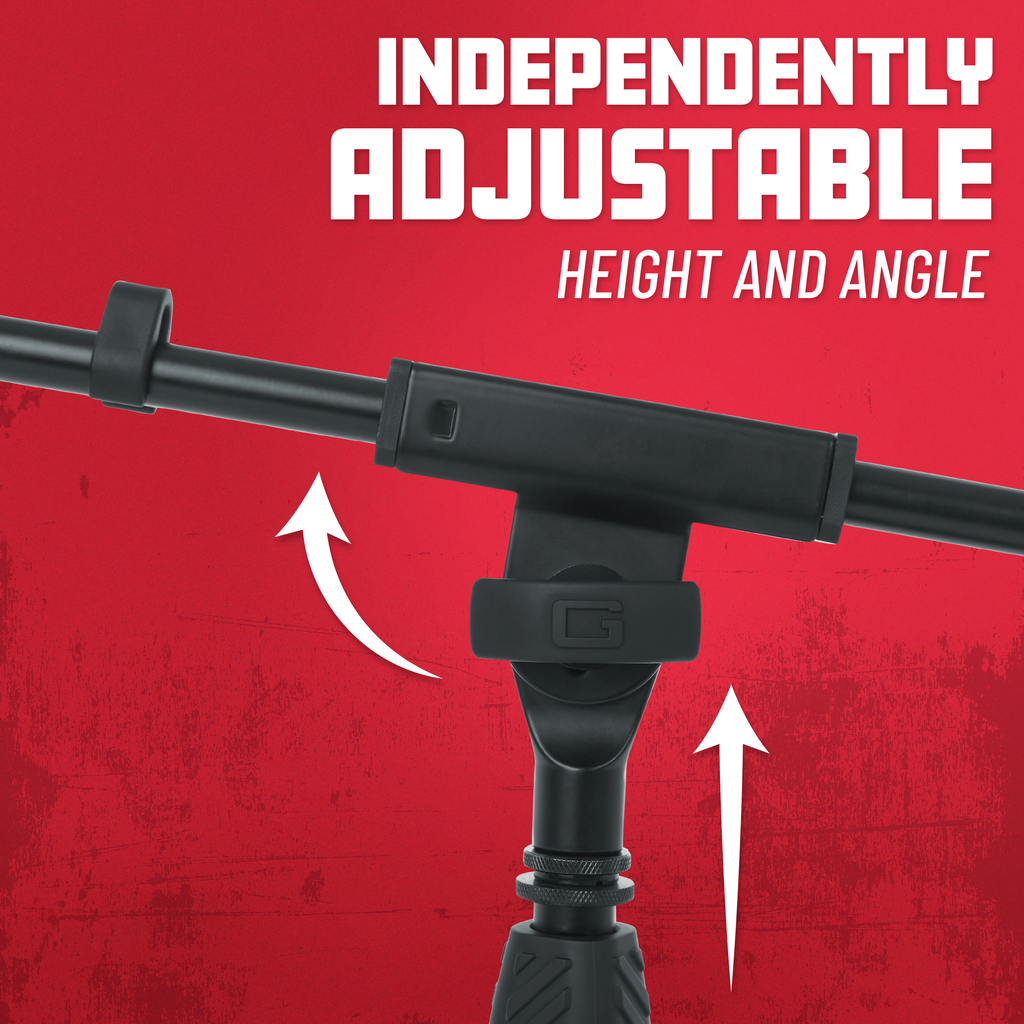 Telescoping Boom Mic Stand Desktop & Bass Drum