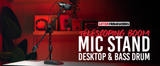 Telescoping Boom Mic Stand Desktop & Bass Drum