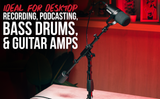 Telescoping Boom Mic Stand Desktop & Bass Drum