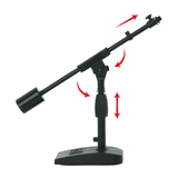 Telescoping Boom Mic Stand Desktop & Bass Drum