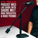 Telescoping Boom Mic Stand Desktop & Bass Drum