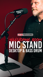 Telescoping Boom Mic Stand Desktop & Bass Drum