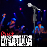 Deluxe 10" Round Base Mic Stand