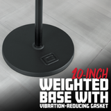 Deluxe 10" Round Base Mic Stand