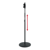 Deluxe 12" Round Base Mic Stand