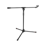 Compact Fixed Boom Mic Stand with Tripod Base