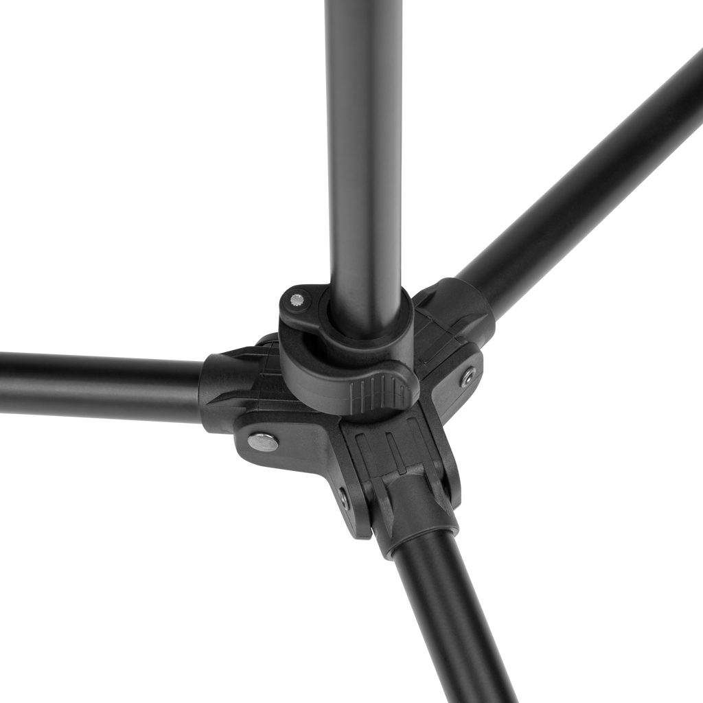 Compact Fixed Boom Mic Stand with Tripod Base