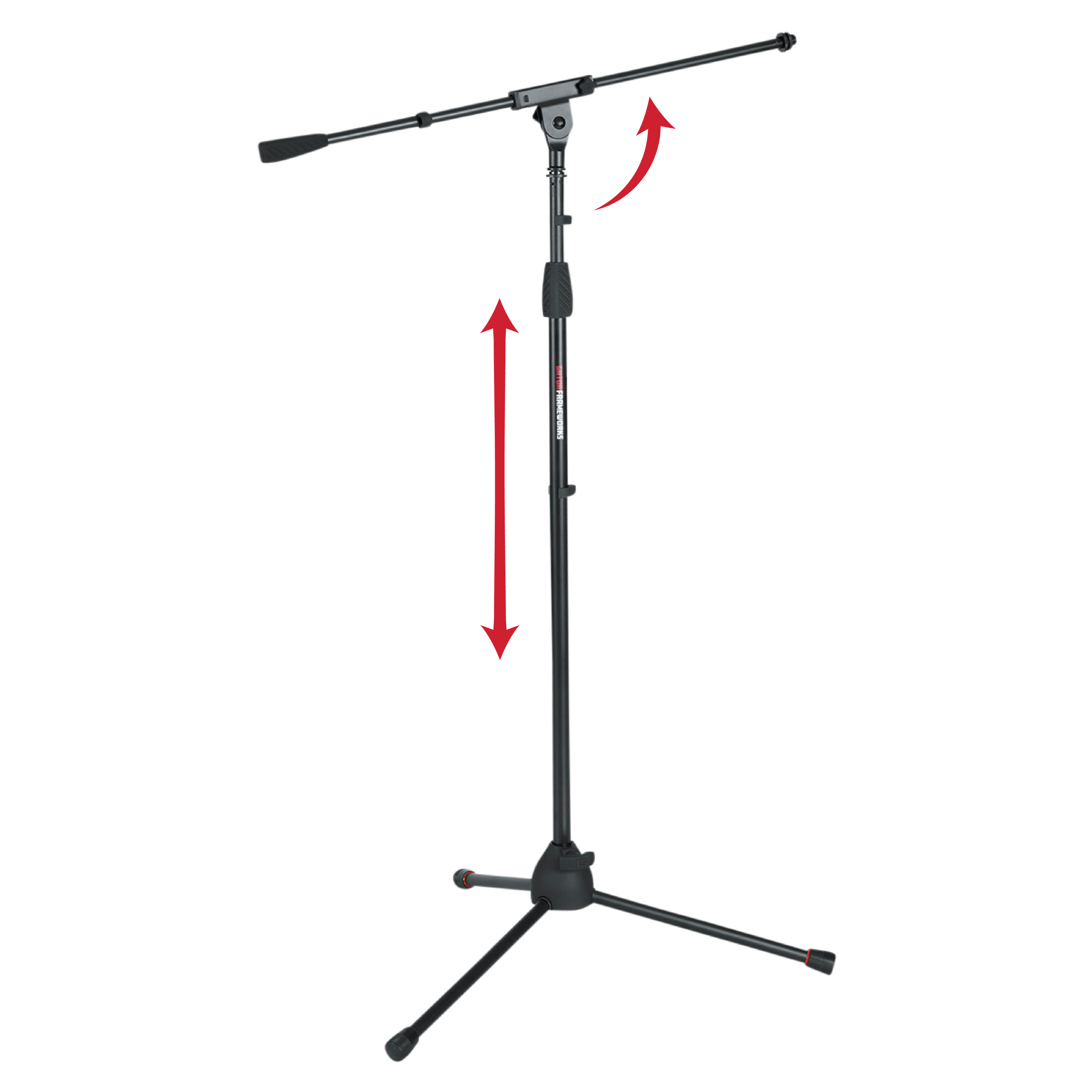 Standard Tripod Mic Stand with Single Section Boom
