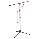 Standard Tripod Mic Stand with Single Section Boom