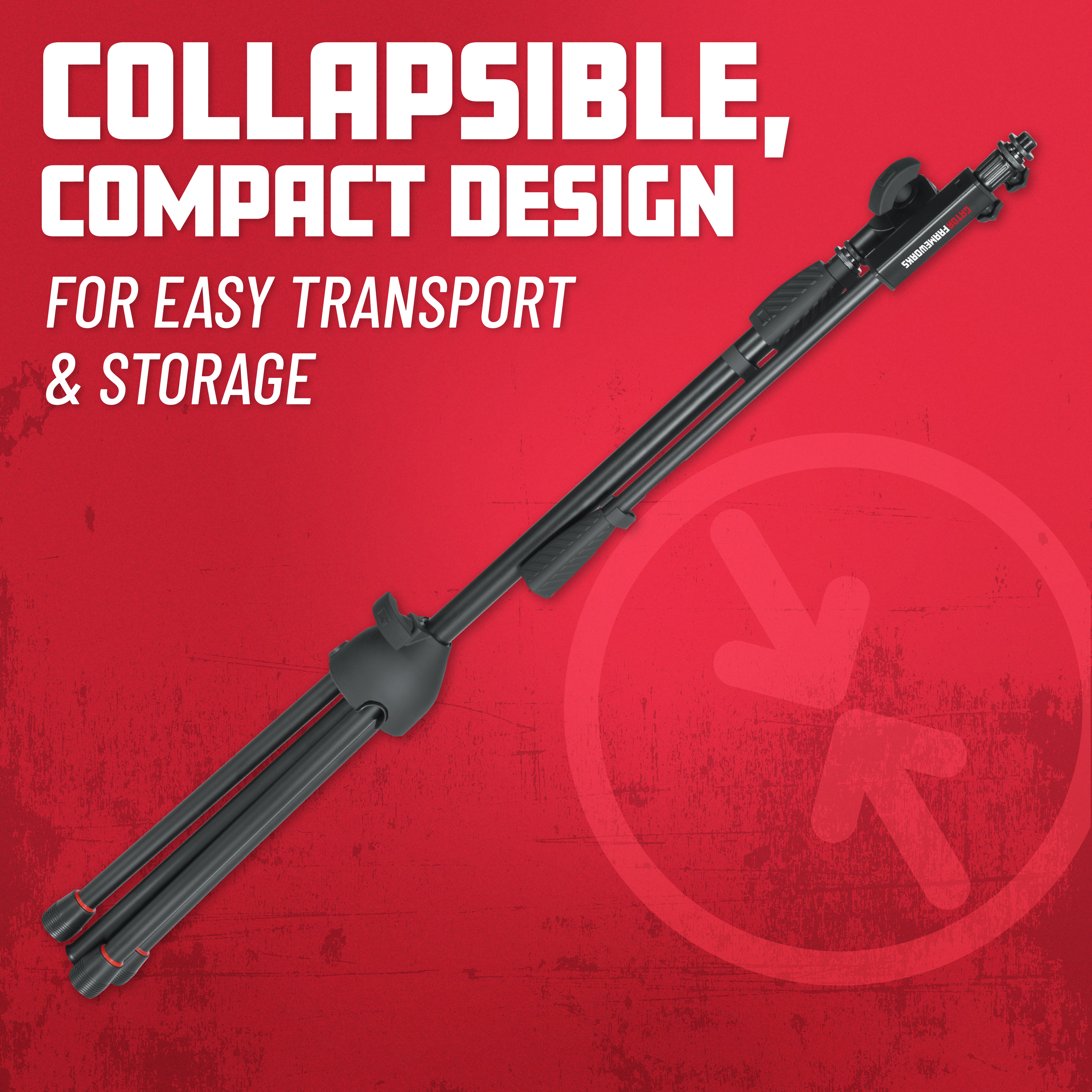 Standard Tripod Mic Stand with Telescoping Boom