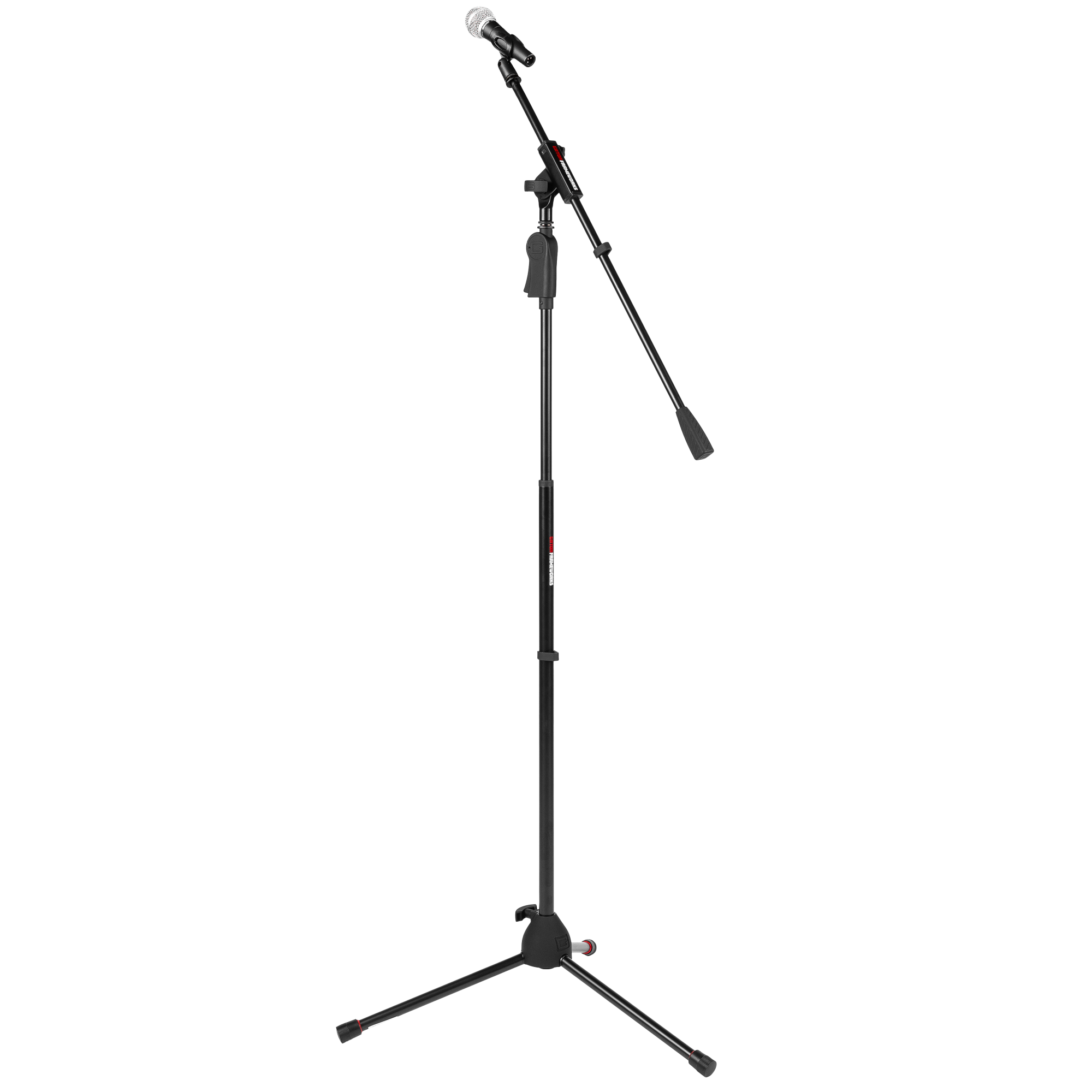 Deluxe Tripod Mic Stand with Single Section Boom