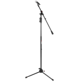 Deluxe Tripod Mic Stand with Single Section Boom