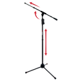 Deluxe Tripod Mic Stand with Telescoping Boom