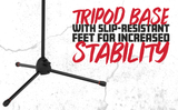 6-Pack of Mic Stands with Carry Bag