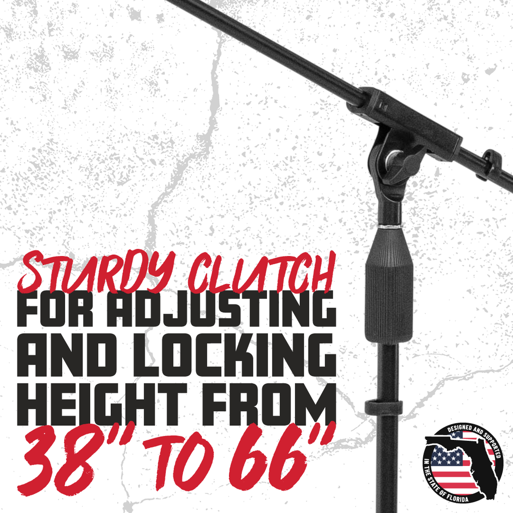 6-Pack of Mic Stands with Carry Bag