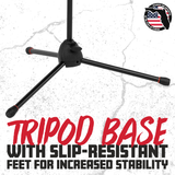 6-Pack of Mic Stands with Carry Bag