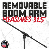 6-Pack of Mic Stands with Carry Bag