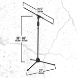 6-Pack of Mic Stands with Carry Bag