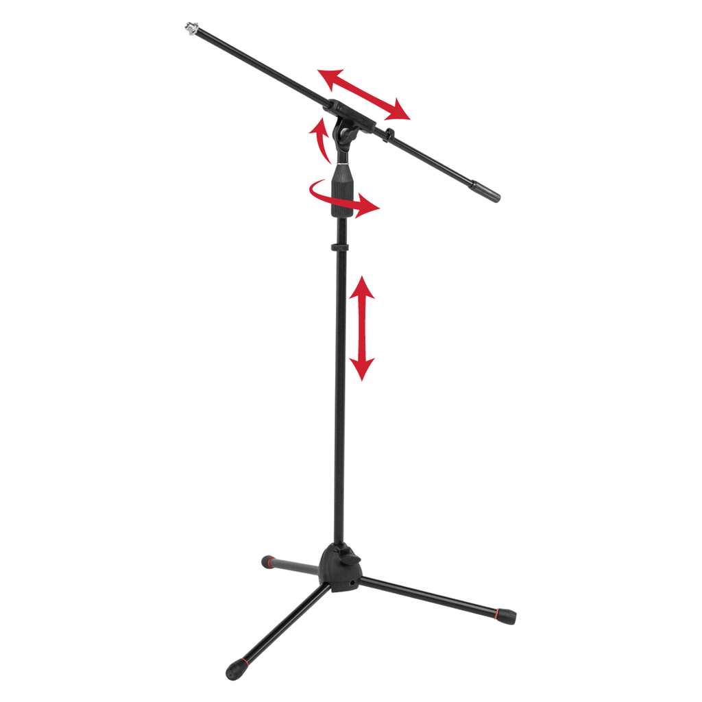 6-Pack of Mic Stands with Carry Bag