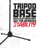 6-Pack of Mic Stands with Carry Bag
