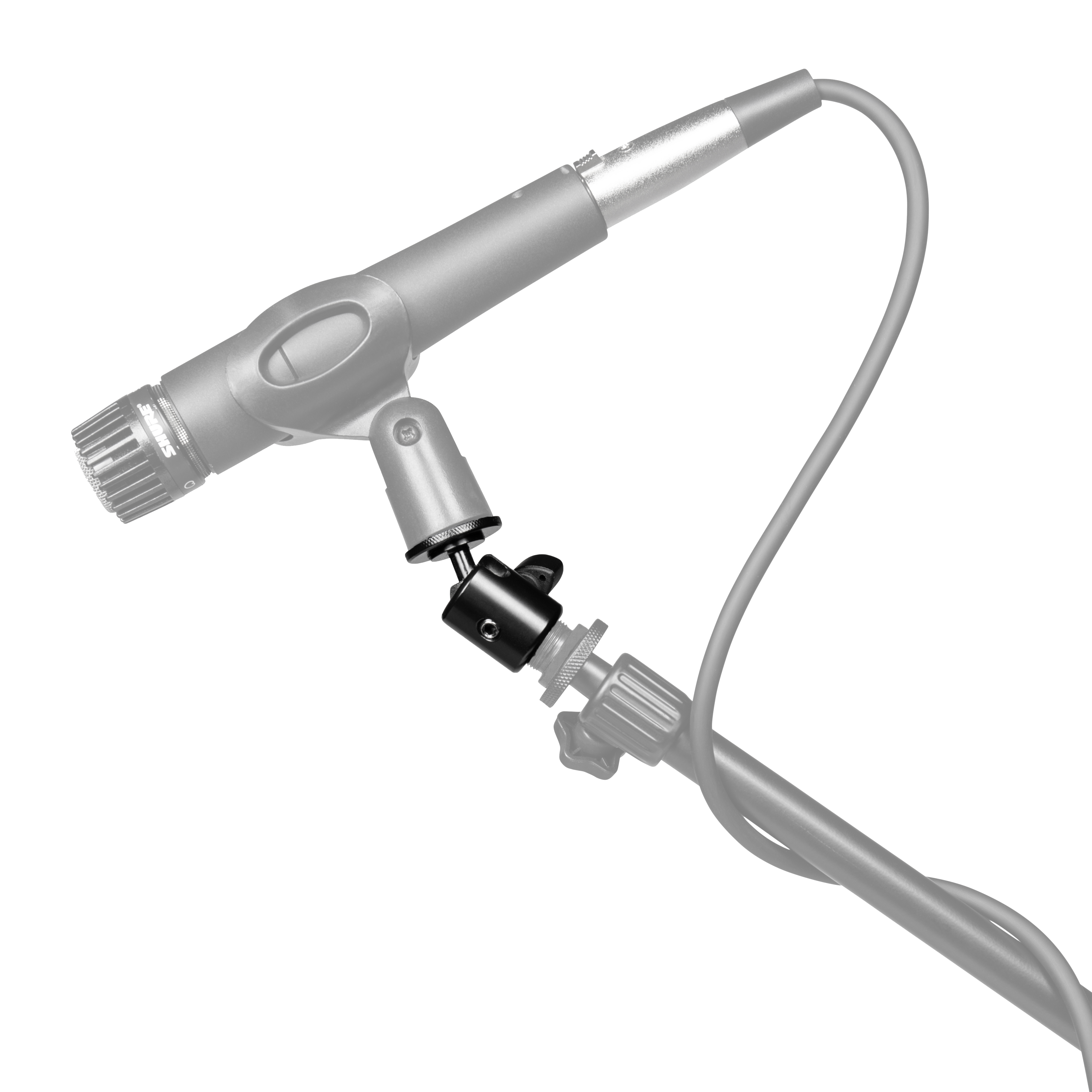5/8"-27 Ball-and-Socket Head Mic Stand Adapter
