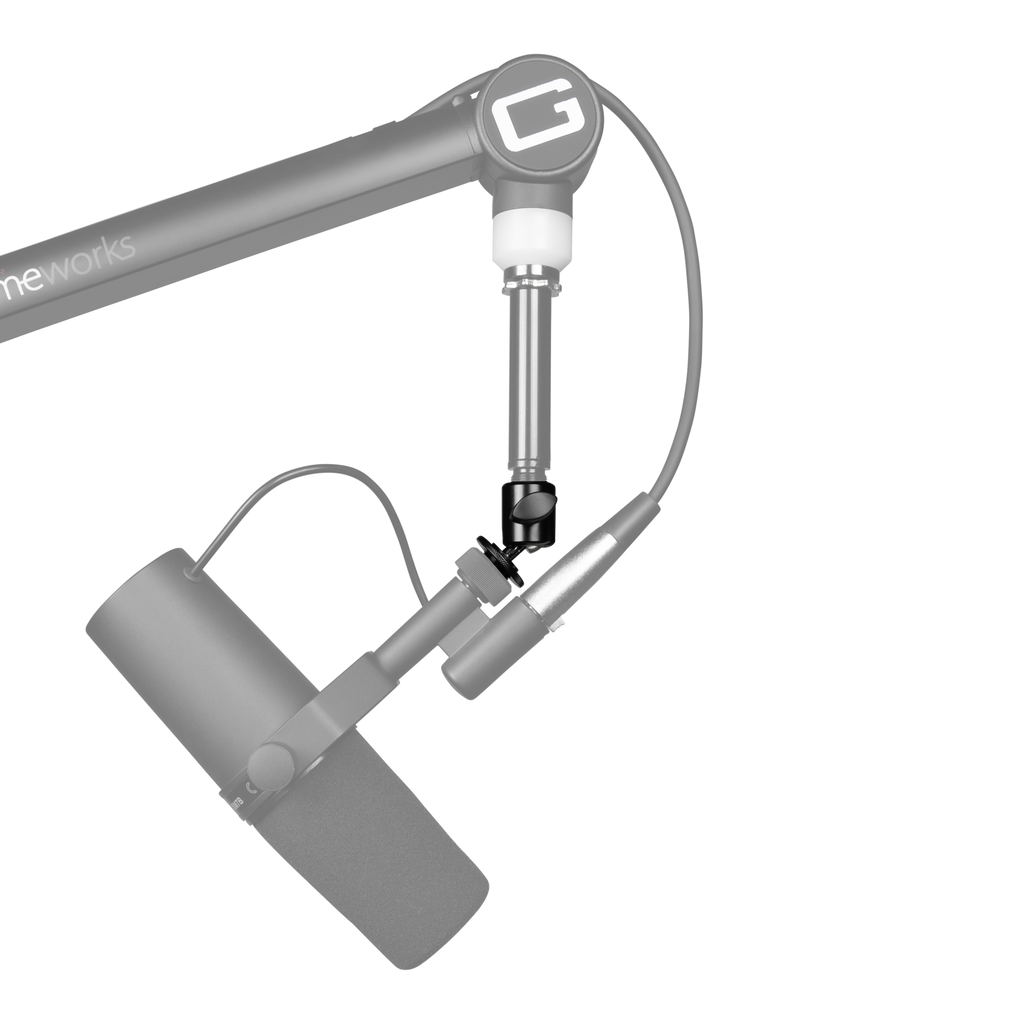 5/8"-27 Ball-and-Socket Head Mic Stand Adapter