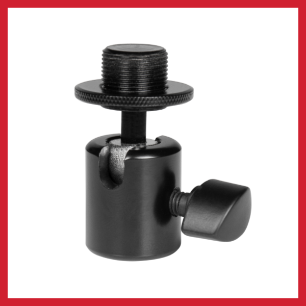 5/8"-27 Ball-and-Socket Head Mic Stand Adapter