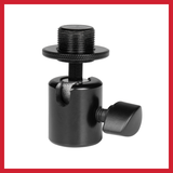 5/8"-27 Ball-and-Socket Head Mic Stand Adapter
