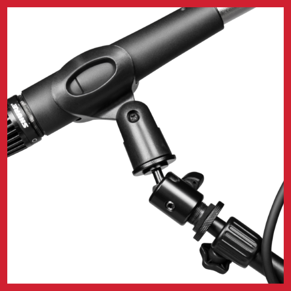 5/8"-27 Ball-and-Socket Head Mic Stand Adapter