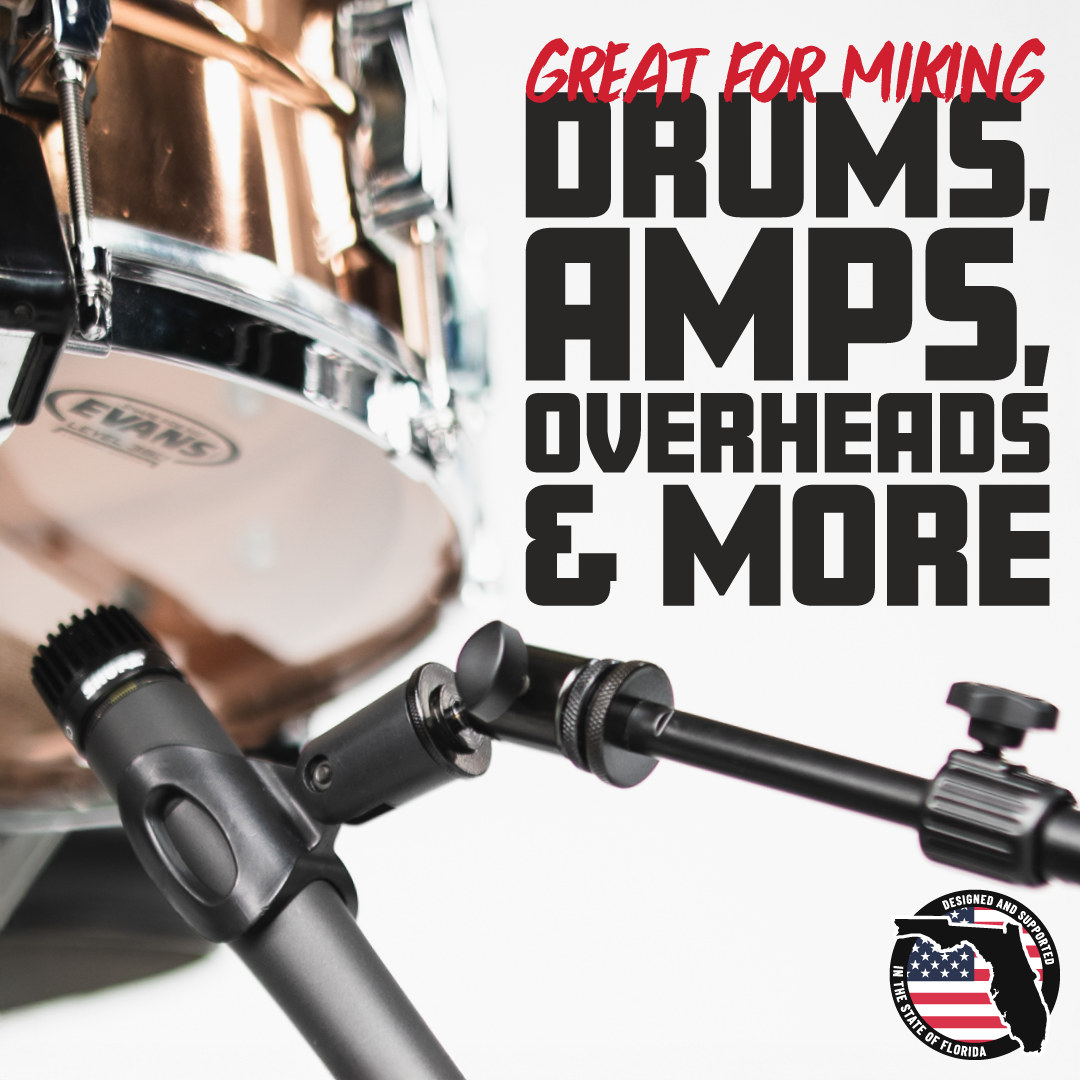 5/8"-27 Ball-and-Socket Head Mic Stand Adapter