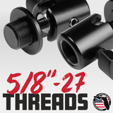 5/8"-27 Ball-and-Socket Head Mic Stand Adapter