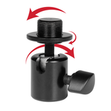 5/8"-27 Ball-and-Socket Head Mic Stand Adapter