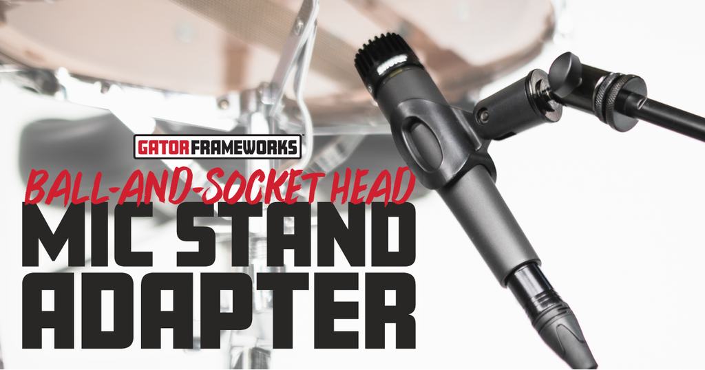 5/8"-27 Ball-and-Socket Head Mic Stand Adapter