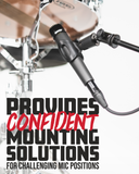 5/8"-27 Ball-and-Socket Head Mic Stand Adapter