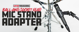 5/8"-27 Ball-and-Socket Head Mic Stand Adapter