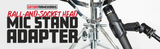 5/8"-27 Ball-and-Socket Head Mic Stand Adapter