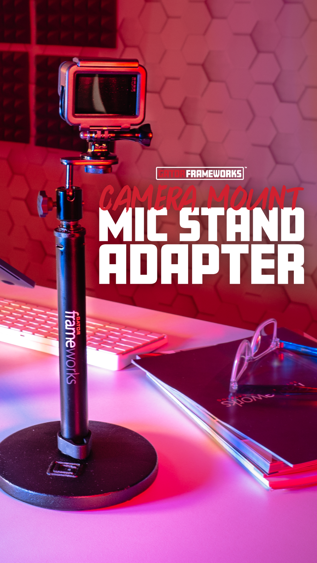 Camera Mount Mic Stand Adapter