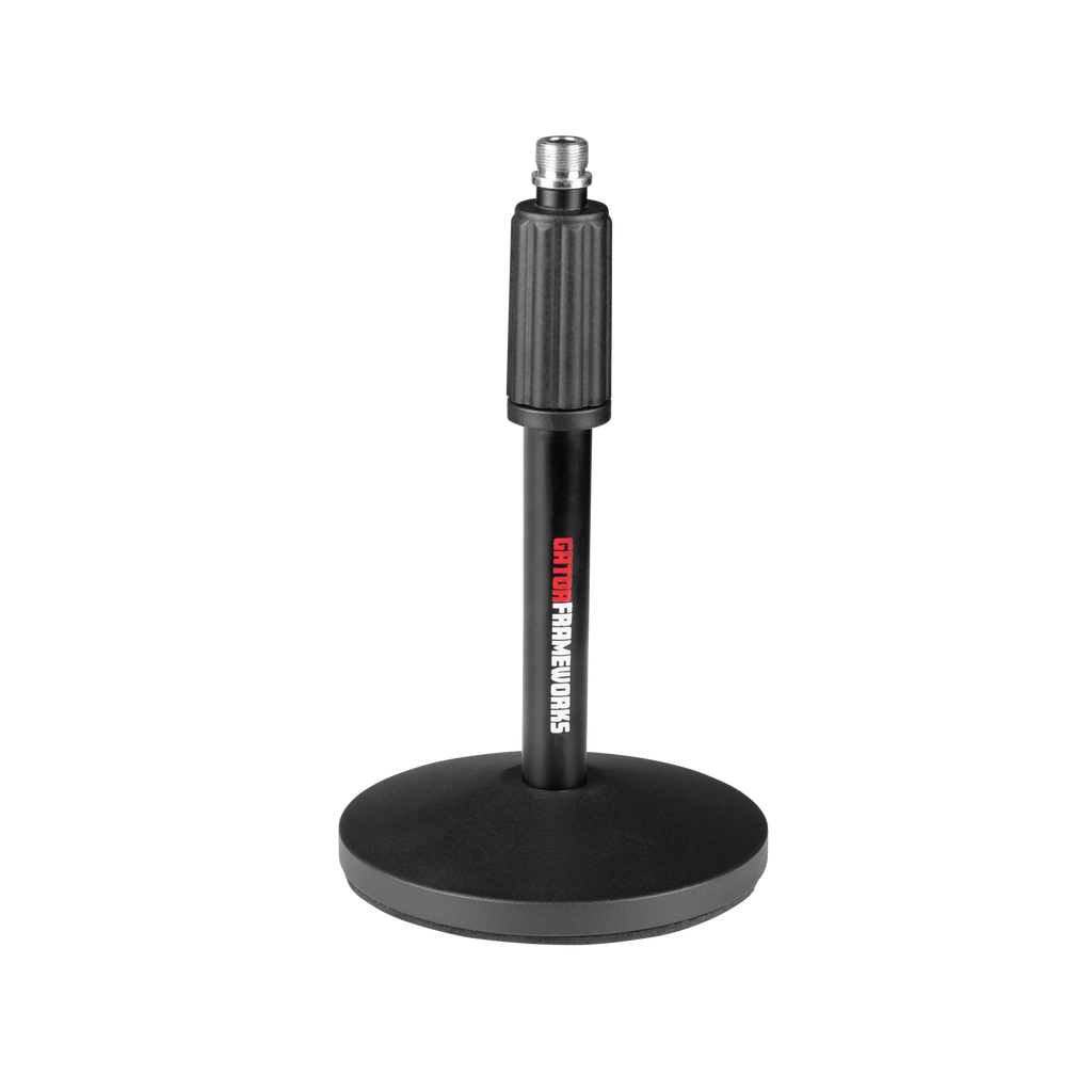 (x2) Desktop Mic Stands & (x2) 10-ft XLR Cables