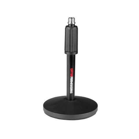 (x2) Desktop Mic Stands & (x2) 10-ft XLR Cables