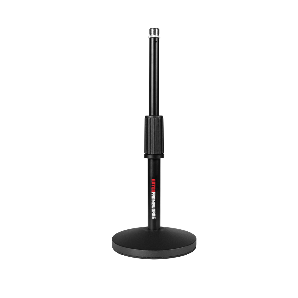 (x2) Desktop Mic Stands & (x2) 10-ft XLR Cables