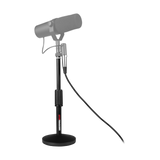 (x2) Desktop Mic Stands & (x2) 10-ft XLR Cables
