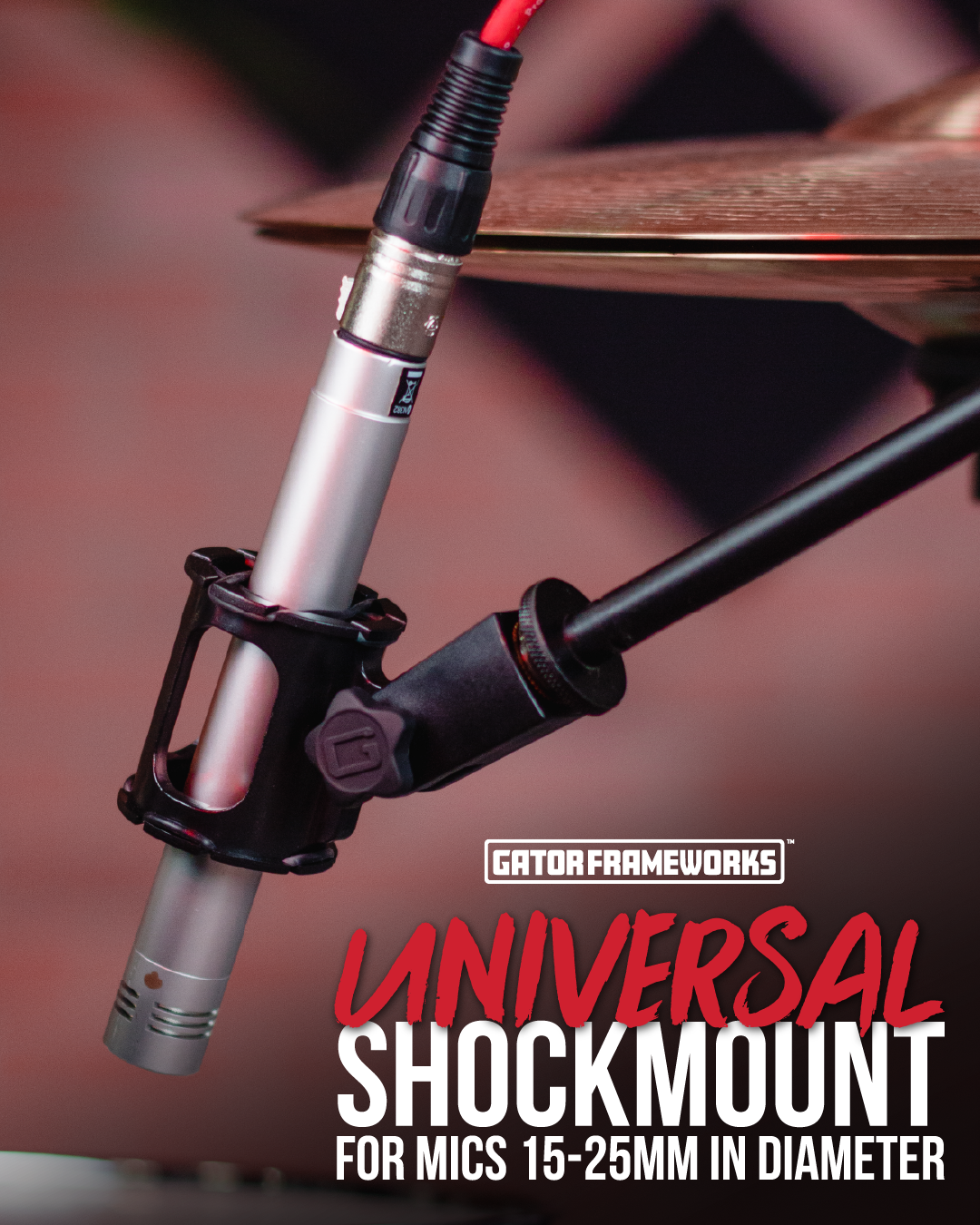 Universal Shockmount For Mics 15-25mm In Diameter