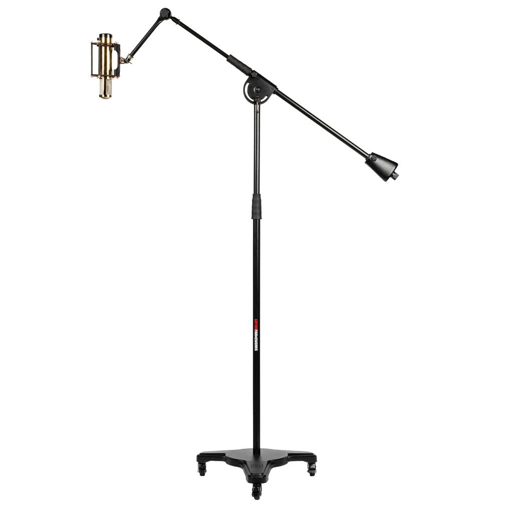 Frameworks Studio Mic Boom w/ Heavy Base & Wheels