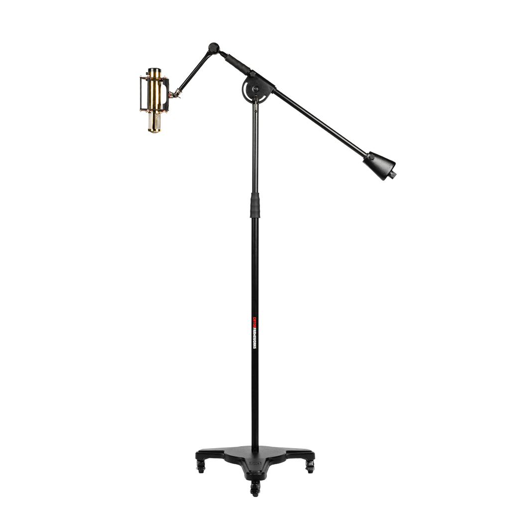 Frameworks Studio Mic Boom w/ Heavy Base & Wheels
