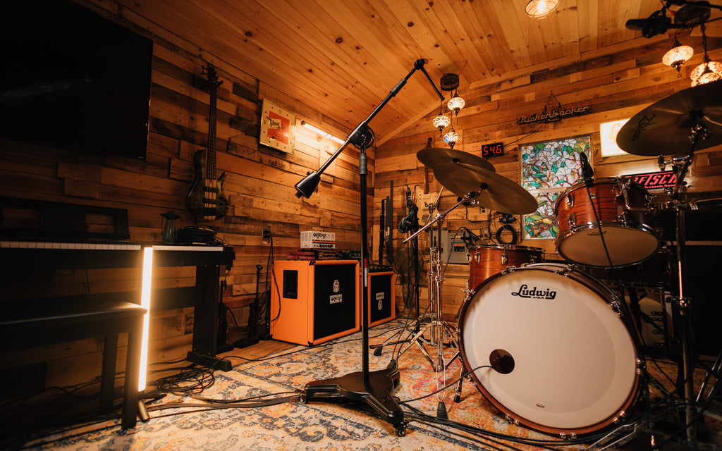 Frameworks Studio Mic Boom w/ Heavy Base & Wheels